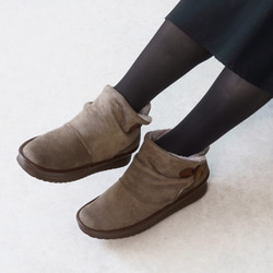 まるで履く毛布！ぽかぽかショートブーツ (COCUN) 靴 日本製 【納期5日以内発送】 11枚目の画像