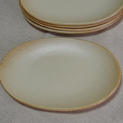 クリーム色の楕円皿 22.5×17.0×H2.8 長皿 詩季工房 通販 10212812