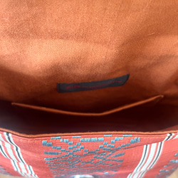 帯リメイク　ショルダーバック　斜めがけポシェット　ハンドメイド　【小径】23 9枚目の画像