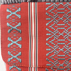 帯リメイク　ショルダーバック　斜めがけポシェット　ハンドメイド　【小径】23 8枚目の画像