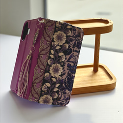 purple flower iPhoneケース/スマホケース 3枚目の画像
