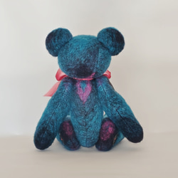 BLUEのテディベア　一点もの 3枚目の画像