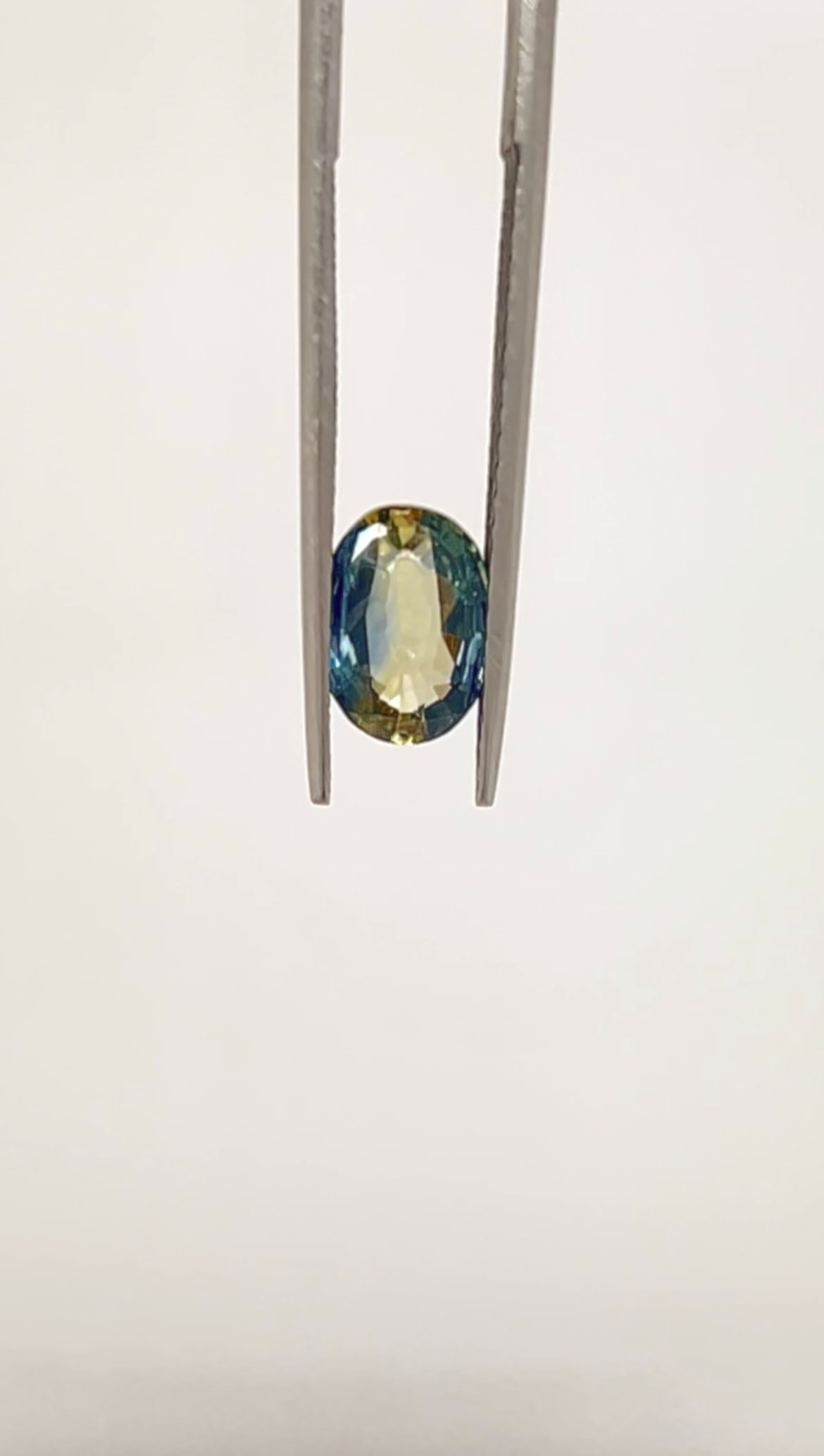 希少なる自然美の一石 – 1.51ct 天然バイカラーサファイア