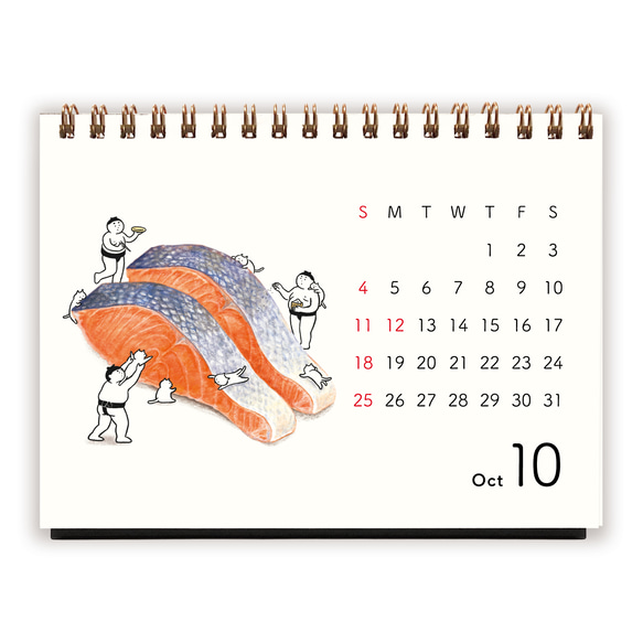 2026年おすもうカレンダー（卓上） 11枚目の画像