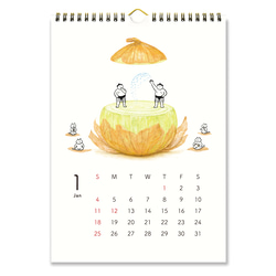 2026年おすもうカレンダー（壁掛） 2枚目の画像