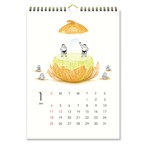 2026年おすもうカレンダー（壁掛） カレンダー SUMOTOMO 通販 20032343