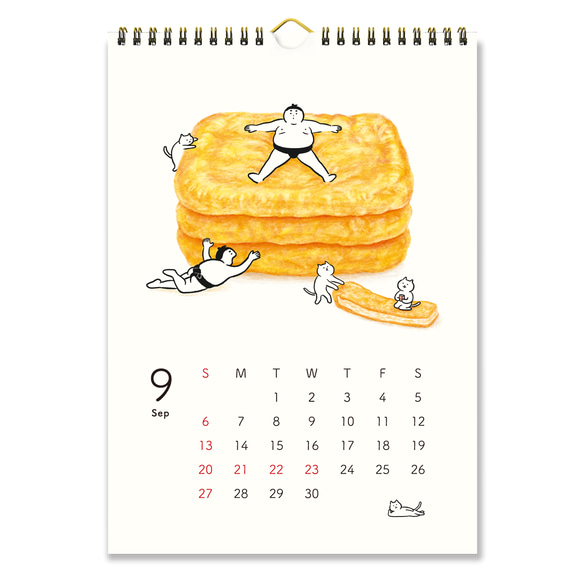 2026年おすもうカレンダー（壁掛） 10枚目の画像