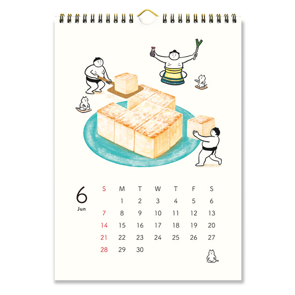 2026年おすもうカレンダー（壁掛） 7枚目の画像