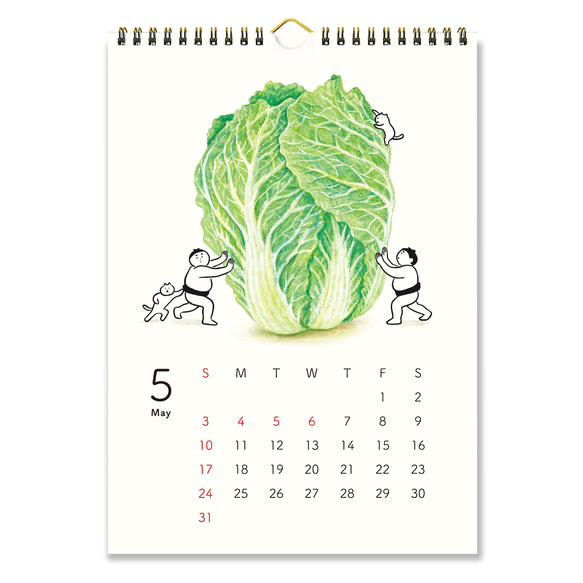 2026年おすもうカレンダー（壁掛） 6枚目の画像