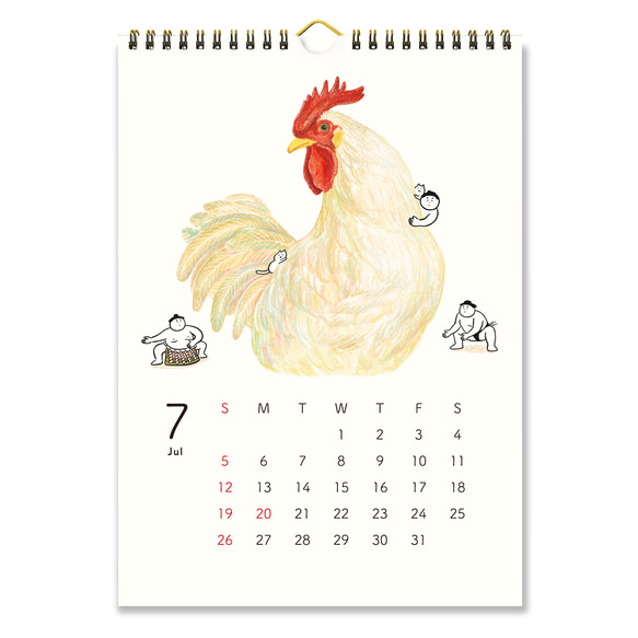 2026年おすもうカレンダー（壁掛） 8枚目の画像