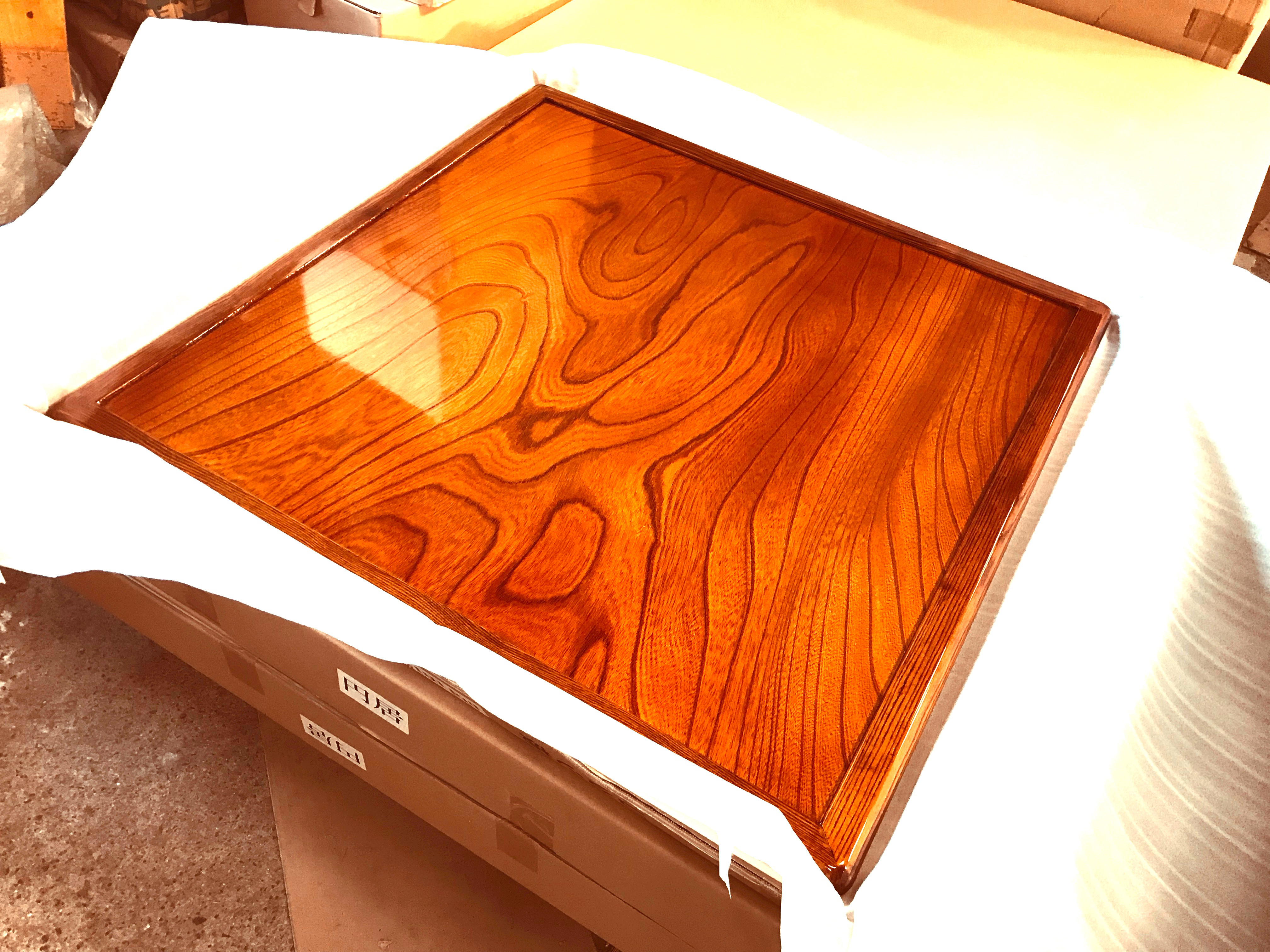 こたつ板両面ケヤキ75角日本製