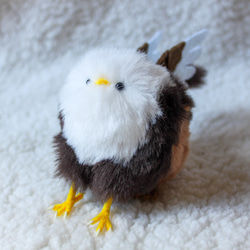 Nana Bee.♡ハンドメイド テディベア 16㎝ ベージュグレー ぬいぐるみ