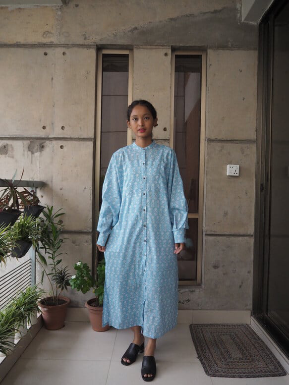 <数量限定>変形シャツワンピース