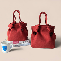 マクラメ✖️ダブルフリンジ♪ ロシアヤーン ズパゲッティ トート