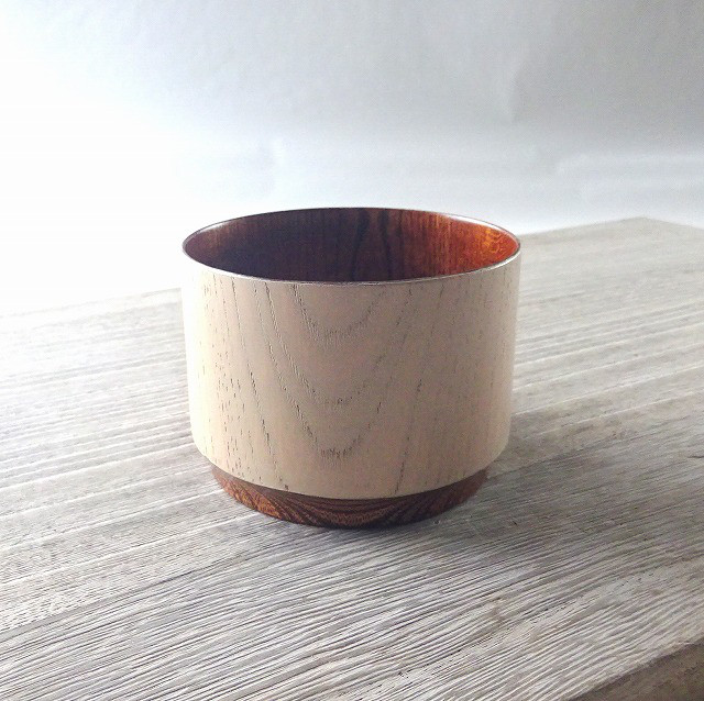 ケヤキのコーヒー＆デザートカップHibiki　しろ（漆の白）