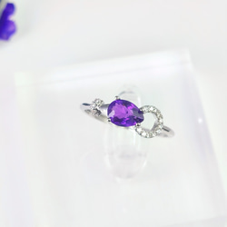 菫青小花～アイオライトピンキーリング～ 指輪・リング Sherry Rune