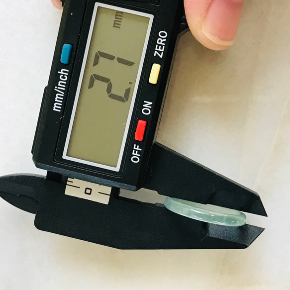 [R28-041］ ジェイド　JADE ヒスイ　本翡翠　くりぬき　リング　天然石　一点物　グアテマラ産　16号　指輪 10枚目の画像