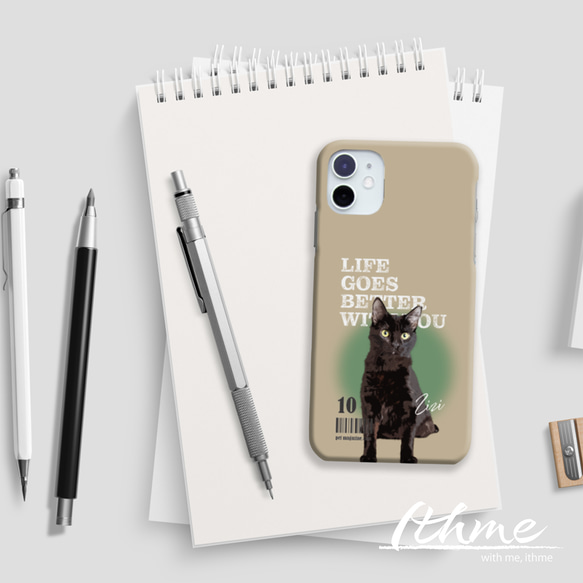 全機種対応 / うちの子 写真から作る 雑誌風 スマホケース /d&c_magazine ★ 名入れ可【犬 猫 ペット】 11枚目の画像