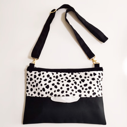 送料無料】無地 シンプル サコッシュバッグ ショルダーティッシュ