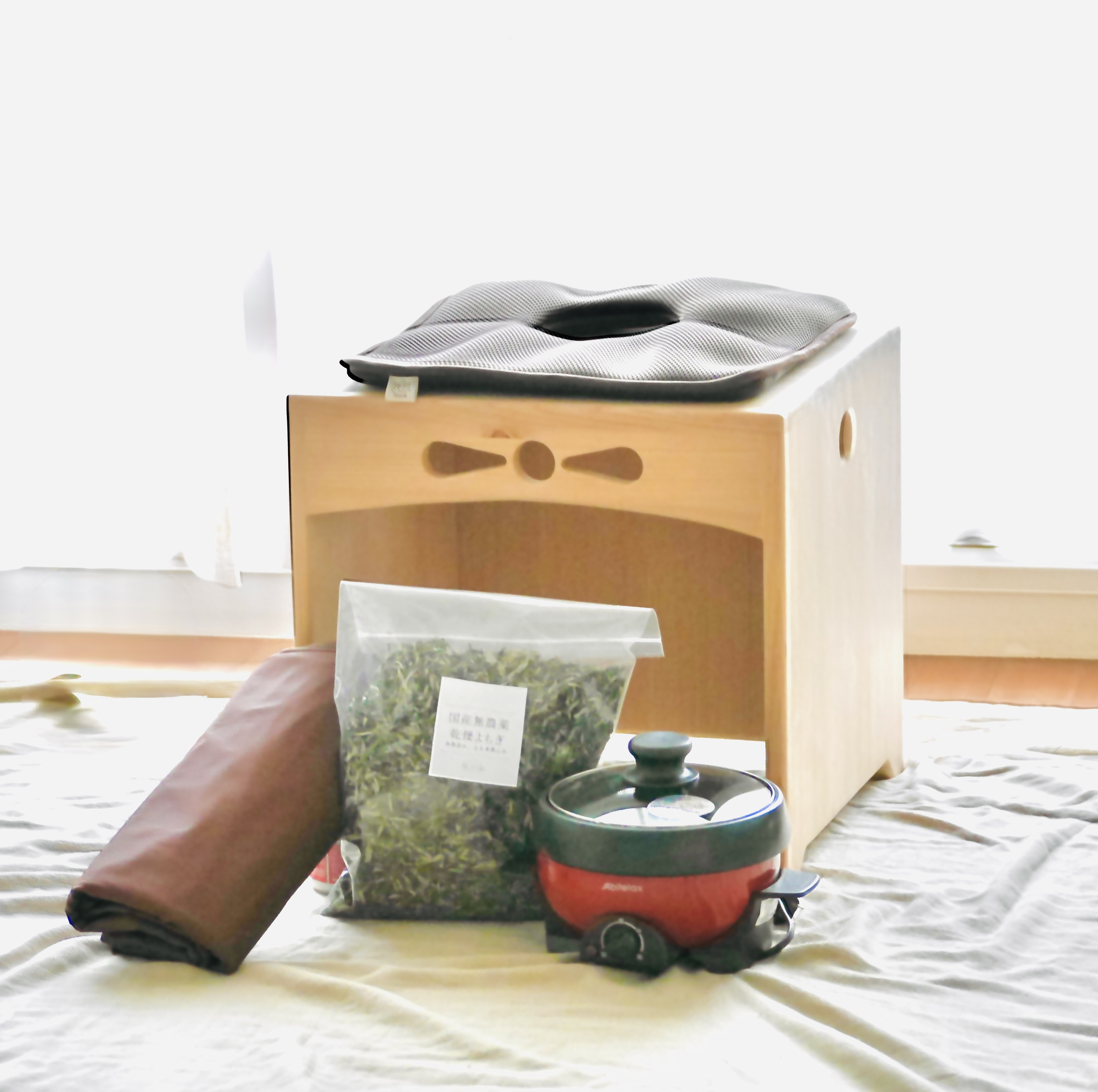 【自宅でよもぎ蒸しデビュー！】届いてすぐ使える、初めての方向け癒の家のスターター5点セット