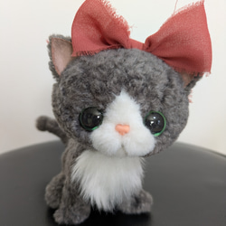 ぬいぐるみ☆白猫ちゃん☆ピンクリボン ぬいぐるみ オハナ 通販