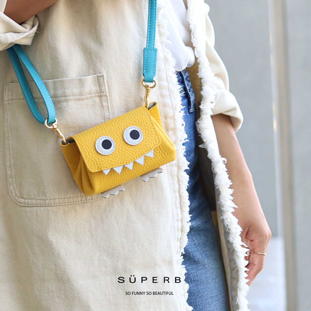 【モンスター/オールインミニウォレット/全21色】身軽にキメるミニ財布/コンパクト/ミニマム/小銭入れ【DOOON】