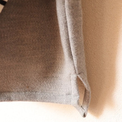 ボトルネックベスト（グレー起毛ニット） 5枚目の画像