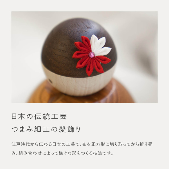 ことの木製ひな人形｜親王飾り｜けやき｜収納(0302-1)｜コンパクトな木製雛人形｜ひな祭り｜雛人形｜ひな人形 14枚目の画像