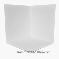 撮影用背景ボード（グレー×ホワイト）【ドールハウス】 その他人形