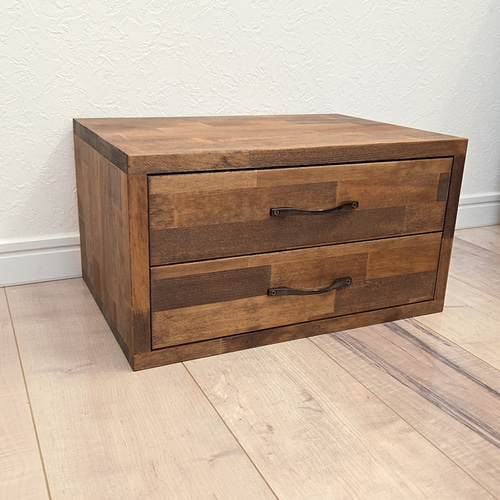 A4ファイルの入る 卓上チェスト｜北欧ナチュラルな木製収納ボックス