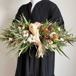 ラッピング無料＆送料無料】リューカデンドロン•ネルボサムのスワッグ