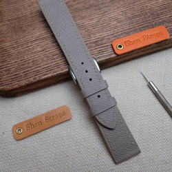 Poiray♪ポアレ時計ベルト〜シックなフリルリボンにビーズ刺繍