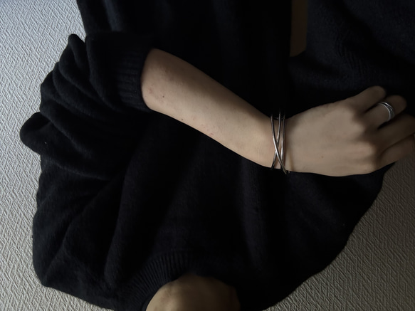 Arch Cuff ーアーチカフー　サージカルステンレス　ブレスレット　バングル　アレルギーFree 14枚目の画像