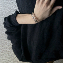 Arch Cuff ーアーチカフー　サージカルステンレス　ブレスレット　バングル　アレルギーFree 8枚目の画像