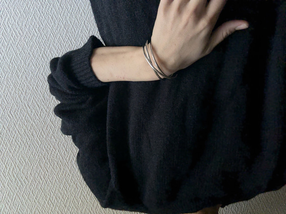 Arch Cuff ーアーチカフー　サージカルステンレス　ブレスレット　バングル　アレルギーFree 8枚目の画像