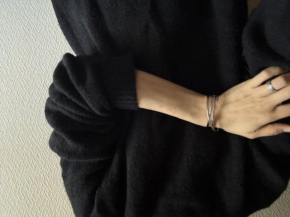 Arch Cuff ーアーチカフー　サージカルステンレス　ブレスレット　バングル　アレルギーFree 13枚目の画像