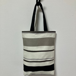 インパクト大❤️大きなわんちゃんの柄のパネル生地のトートバッグ　オシャレトート　お散歩バッグ 6枚目の画像