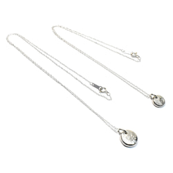 太陽と月 シルバー ペアネックレス PE-166 4枚目の画像