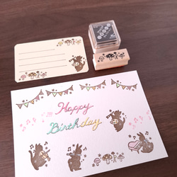 いろいろキノコ　はんこ　ラバースタンプ　秋　森　自然 3枚目の画像