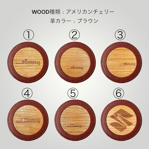 Jimny☆JB64/JB74/JC74用 カスタム ホーンボタンカバー 本革×天然木