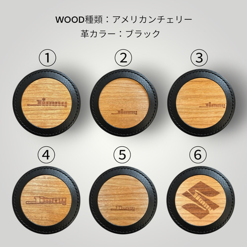 Jimny☆JB64/JB74/JC74用 カスタム ホーンボタンカバー 本革×天然木