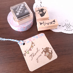 お絵描き猫　はんこ　ラバースタンプ　　芸術　絵画　 7枚目の画像