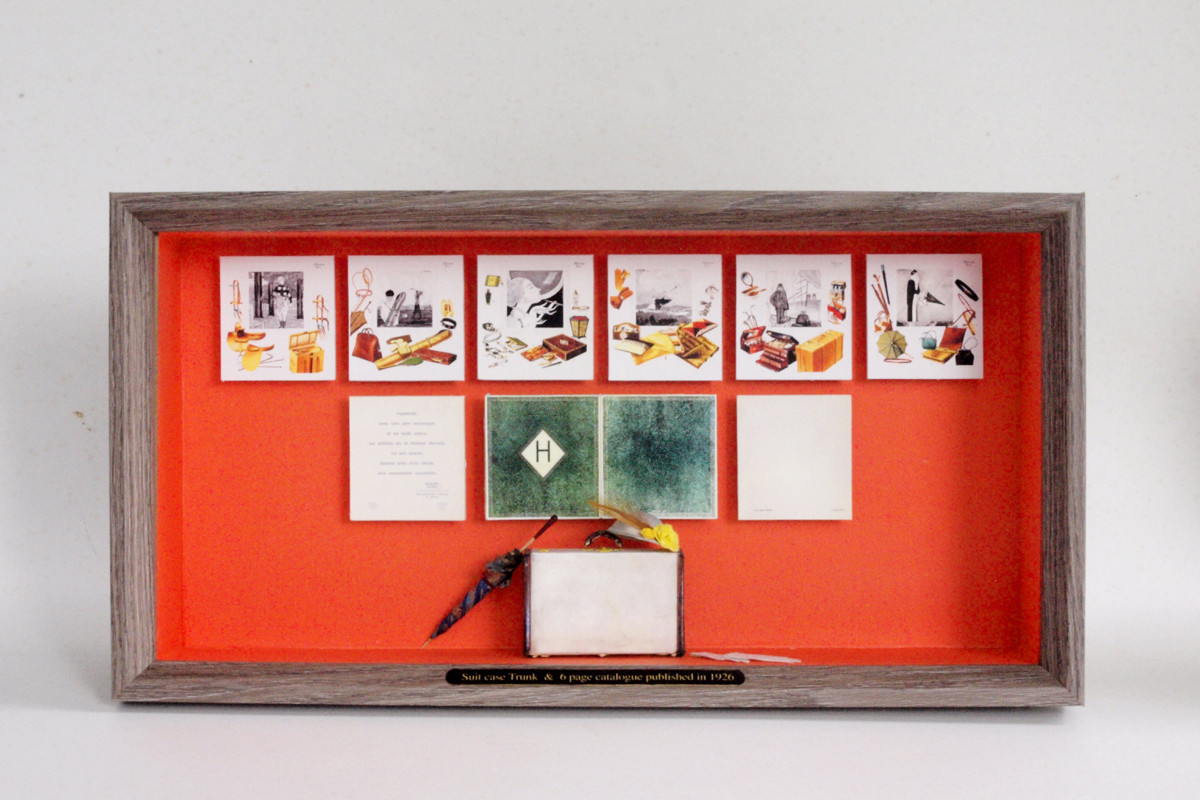 ガレット　新アートフレーム　セリエ２２　ペーパー・トランク　と　1926年発行６枚綴りカタログ・シート