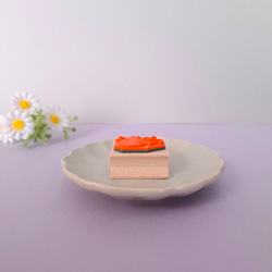 ピアノを弾くうさぎ　はんこ　ラバースタンプ　音楽　楽器　音符 8枚目の画像