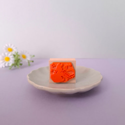 ピアノを弾くうさぎ　はんこ　ラバースタンプ　音楽　楽器　音符 7枚目の画像