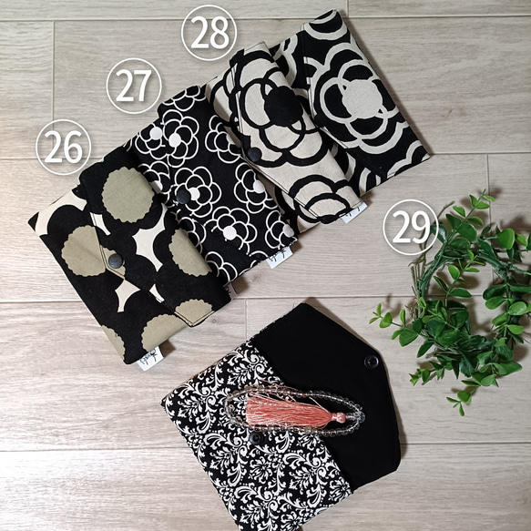 お念珠ケース　数珠　数珠入れ　パスポートケース 手帳ケース　マルチケース　成人祝い　引き出物 2枚目の画像