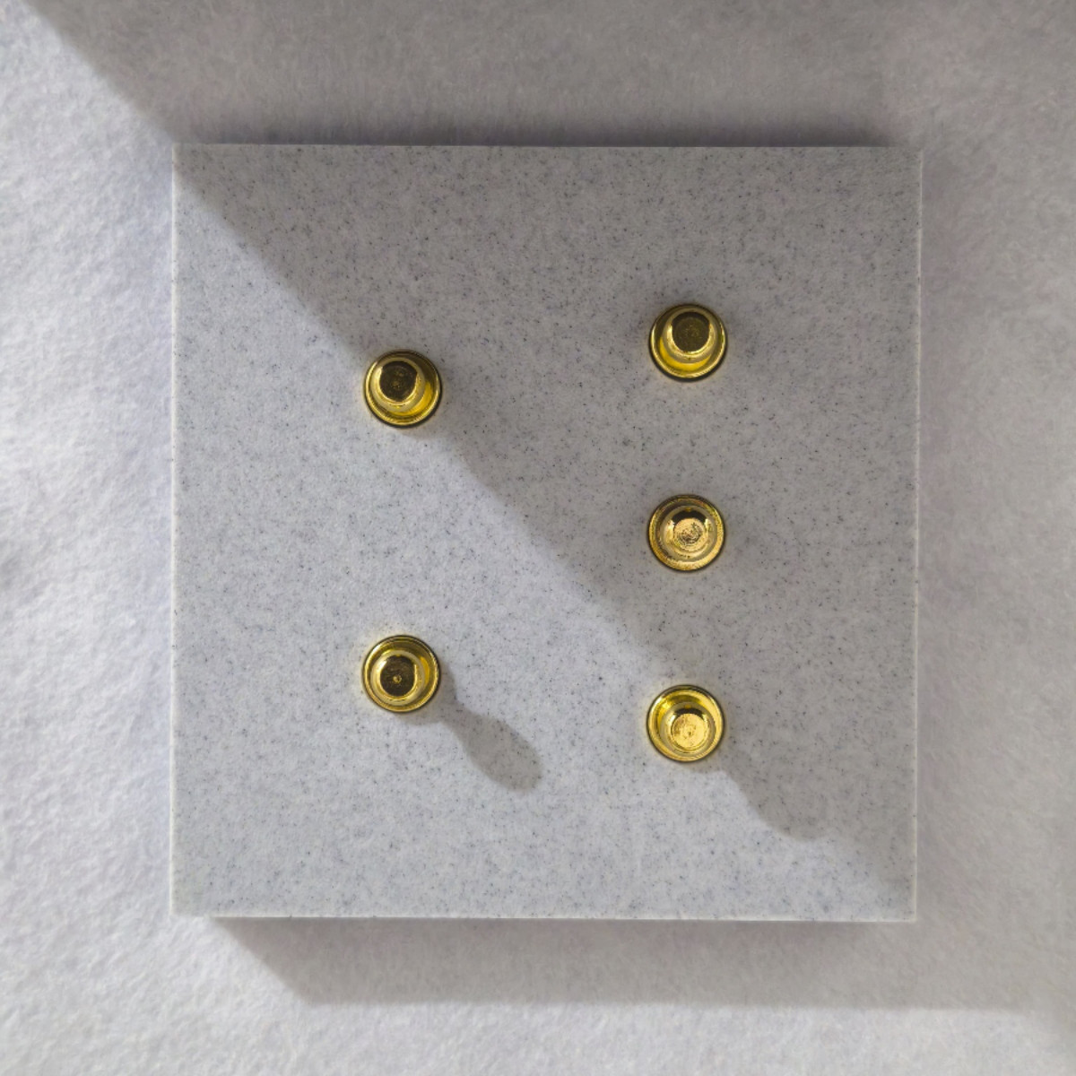 【賃貸OK】高級感溢れるスイッチカバー（５つ口）※左側２、右側３