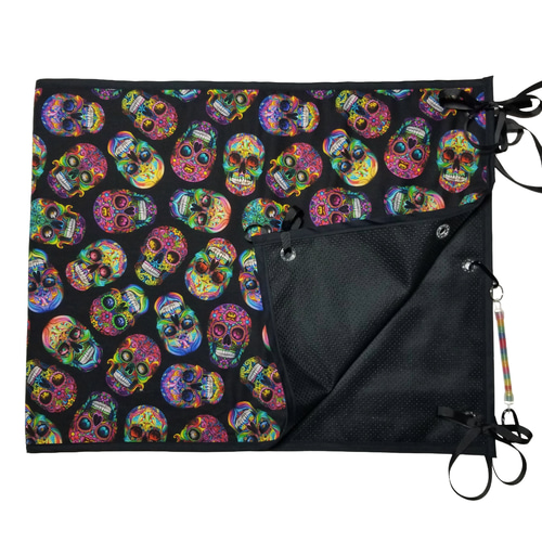 ゴルフカート用シートカバー 裏滑り止め付き スカル柄 その他