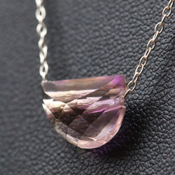 925銀質紫黃晶貓咪項鍊，附磁性扣 第3張的照片