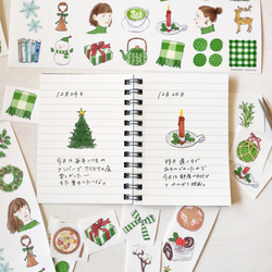 マスキングシート　季節のモチーフ　12月 6枚目の画像